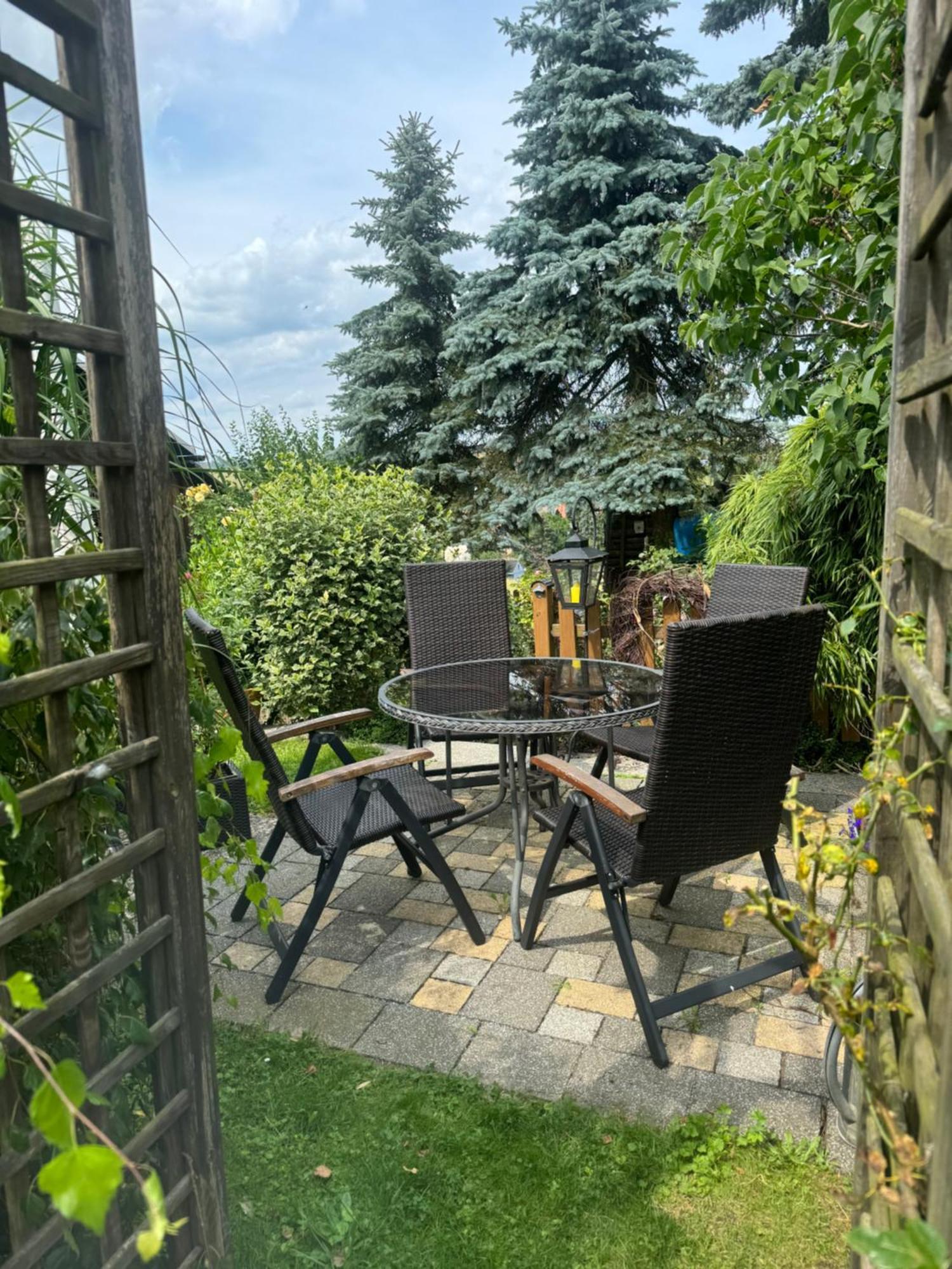 Ferienwohnung Hinterhermsdorf Glaser เซบนิทซ์ ภายนอก รูปภาพ